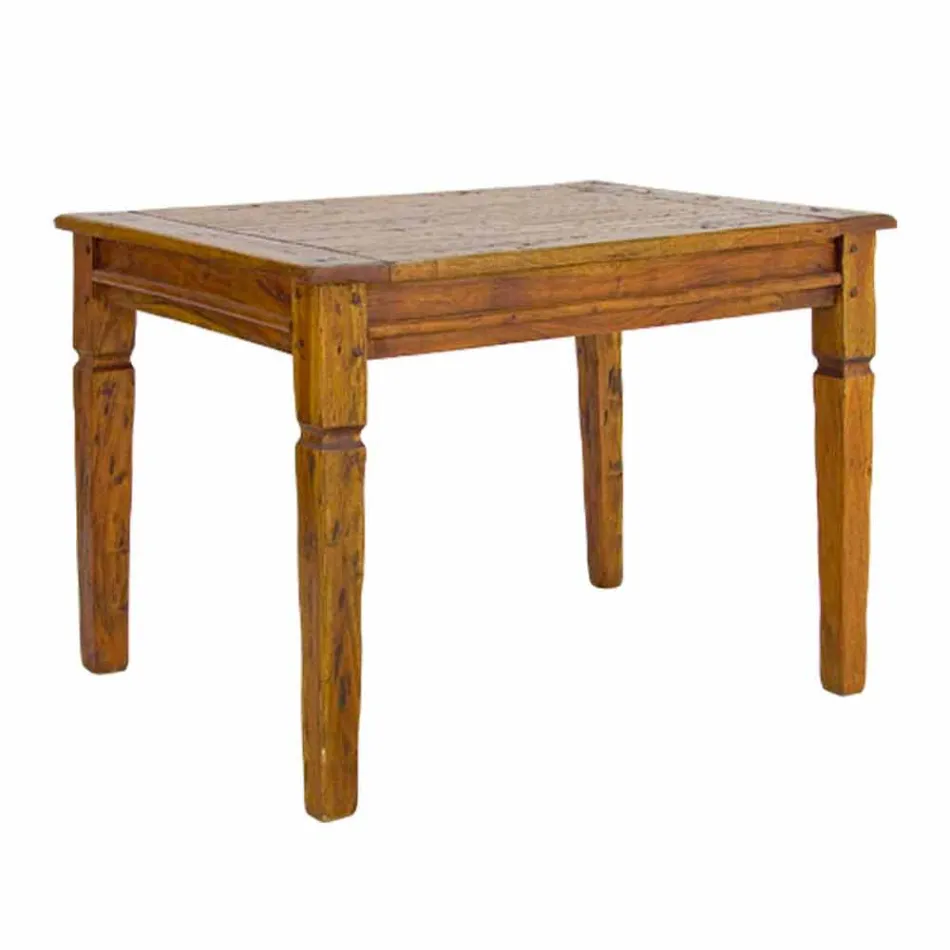 Masă extensibilă de mese Până la 290 cm în lemn masiv Homemotion - Carbo Viadurini