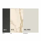 Masă extensibilă de masă din ceramică până la 2,8 m Fabricat în Italia - Paoluccio Viadurini