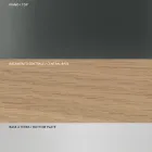 Masa de sufragerie cu blat patrat din sticla si baza din lemn Made in Italy - Kuadro Viadurini