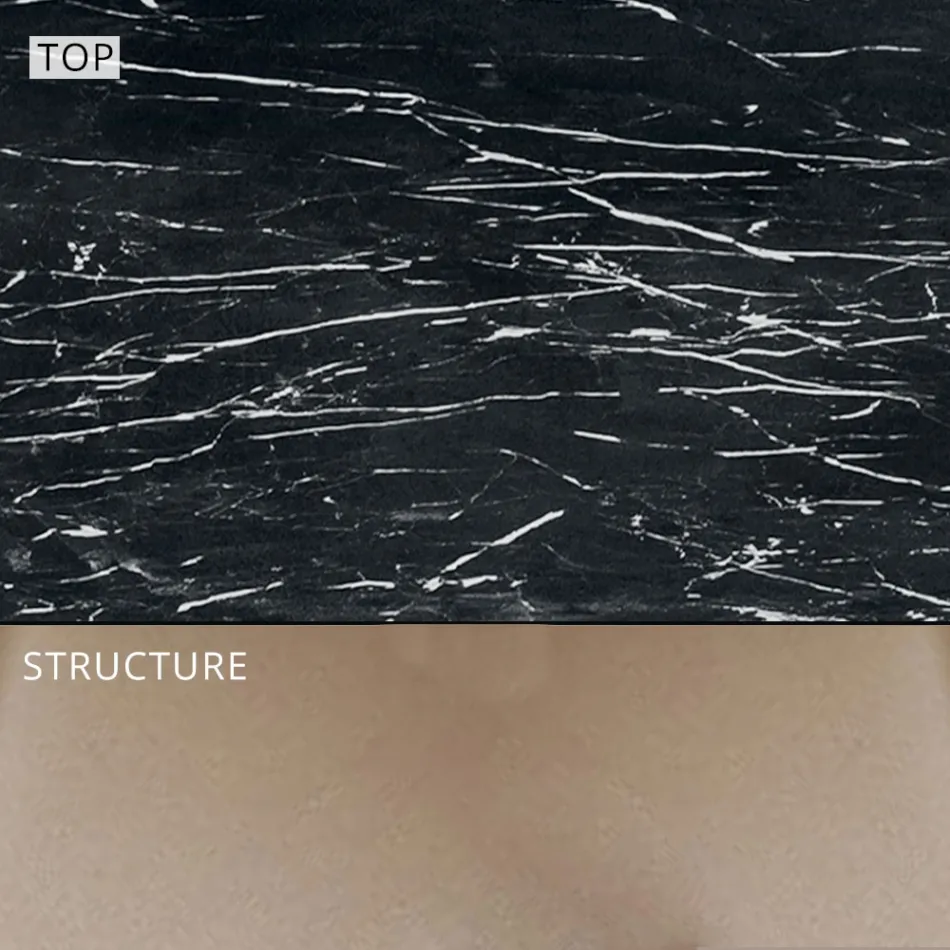 Masa de Sufragerie de Gradina din Aluminiu si Hpl sau Gres, Finisaje Diverse - Filomena Viadurini