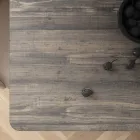 Masa de Sufragerie Fixa din Metal si Hpl Stratificat Made in Italy - Bastiano Viadurini