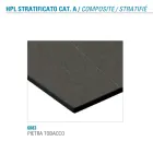 Masa de Sufragerie Fixa din Metal si Hpl Stratificat Made in Italy - Bastiano Viadurini