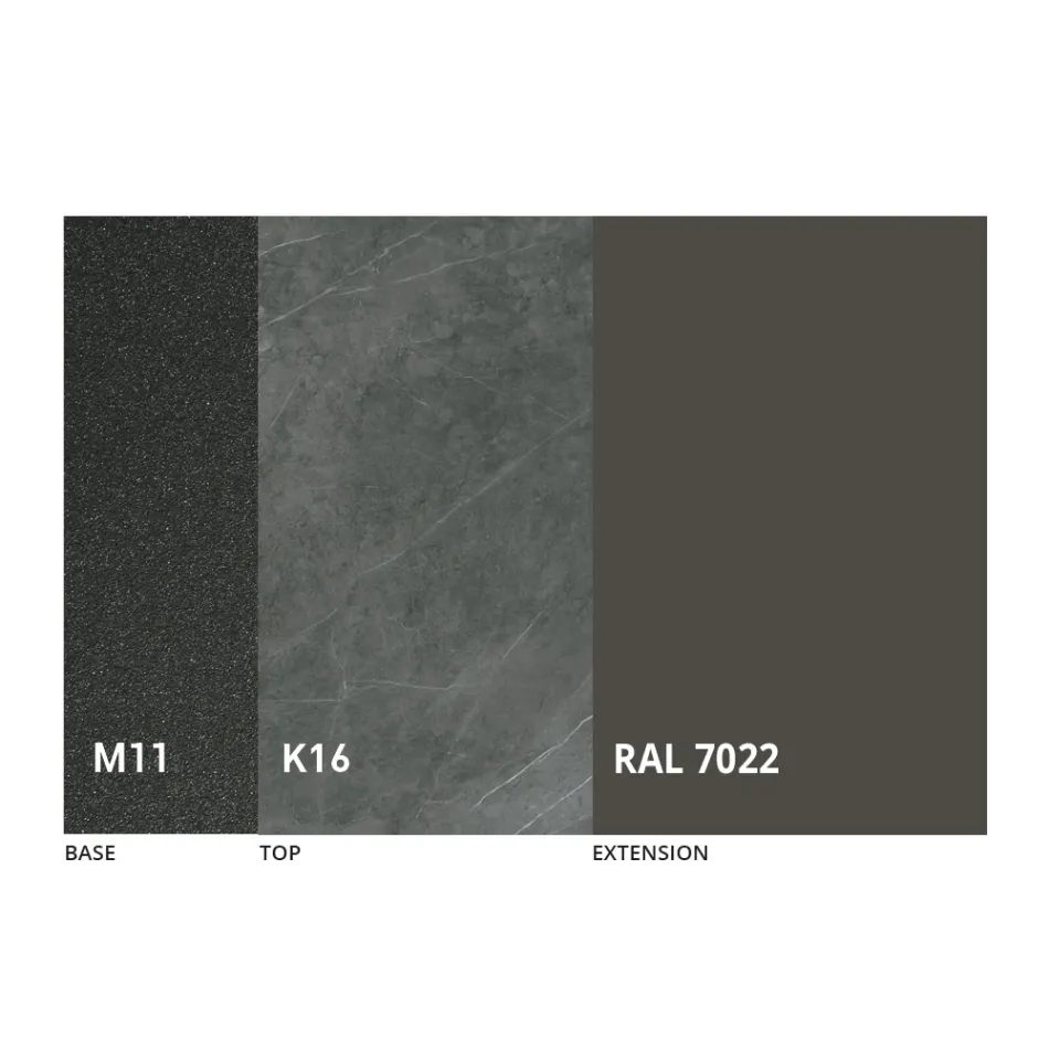 Masa rotunda de sufragerie cu blat extensibil pana la 180 cm Made in Italy - Muschio Viadurini