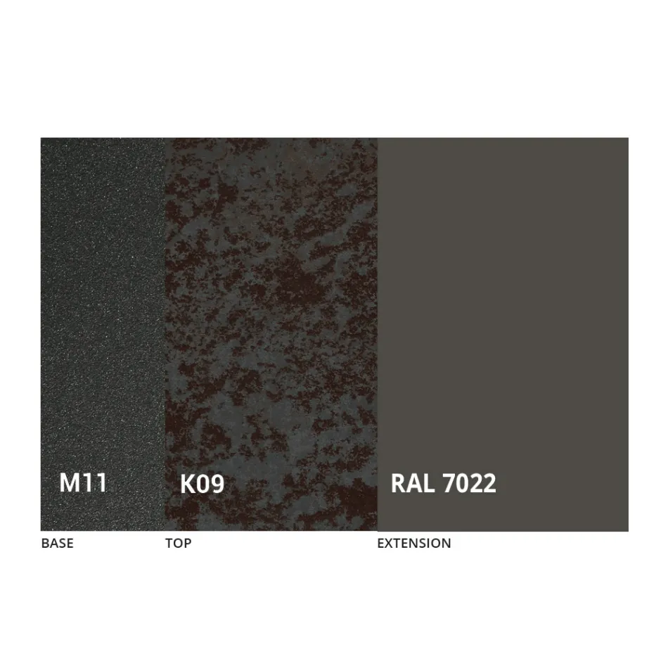 Masa rotunda de sufragerie cu blat extensibil pana la 180 cm Made in Italy - Muschio Viadurini