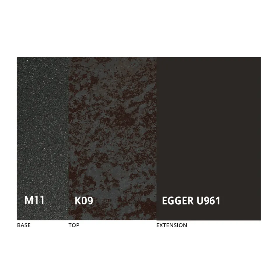 Masa rotunda extensibila pana la 270 cm din ceramica Made in Italy - Muschio Viadurini