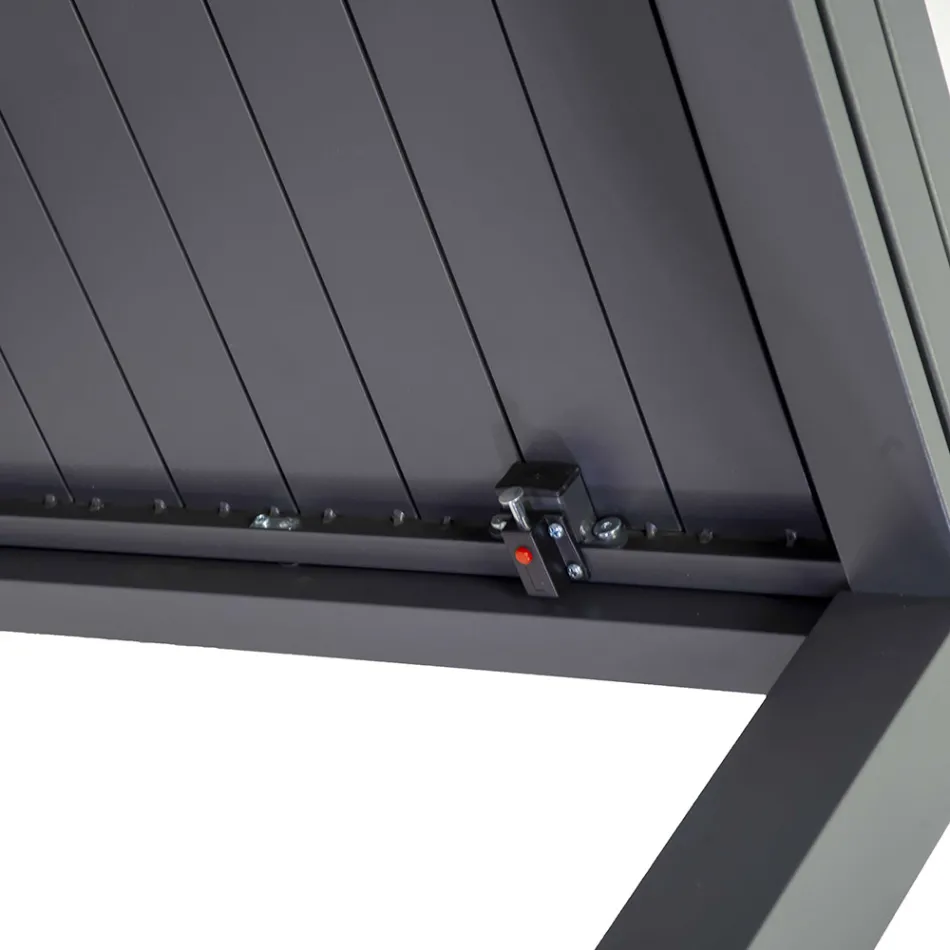 Masă pătrată extensibilă până la 180 cm din aluminiu - Marker Viadurini