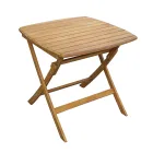 Masa Patrata Exterioara Din Lemn de Salcam - Apus de soare Viadurini