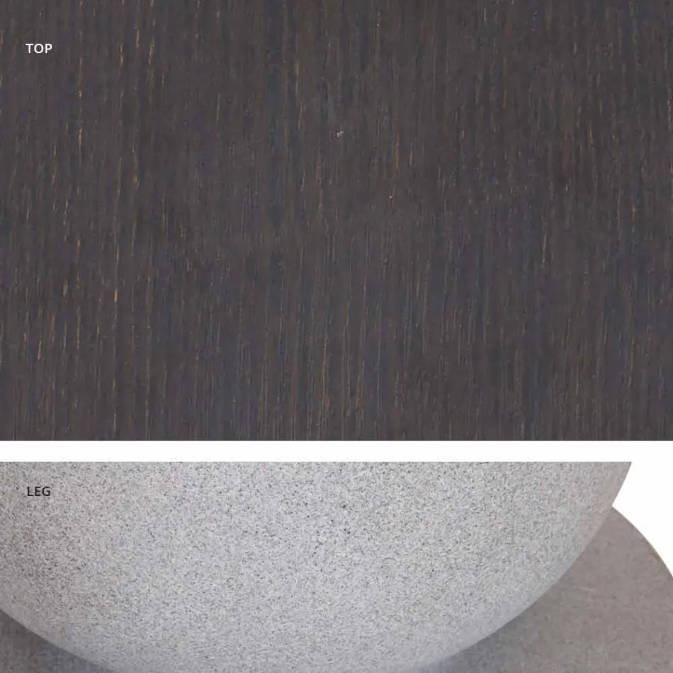 Masă pătrată de sufragerie, blat HPL - secolul al XIX-lea de diapozitiv Viadurini