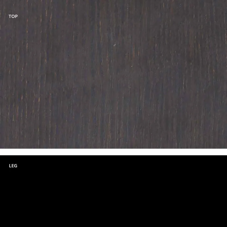 Masă pătrată de sufragerie, blat HPL - secolul al XIX-lea de diapozitiv Viadurini