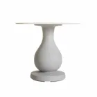 Masă pătrată de sufragerie, blat HPL - secolul al XIX-lea de diapozitiv Viadurini