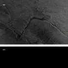 Masă pătrată de sufragerie, blat HPL - secolul al XIX-lea de diapozitiv Viadurini