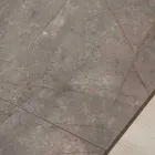 Masă dreptunghiulară extensibilă până la 240 sau 280 cm din HPL și metal - Present Viadurini