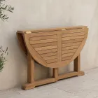 Masa plianta de gradina din Teak - Yggdrasil Viadurini
