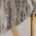 Masa rotunda de exterior din ceramica Orobico Luxe Made in Italy - Pegaso Viadurini