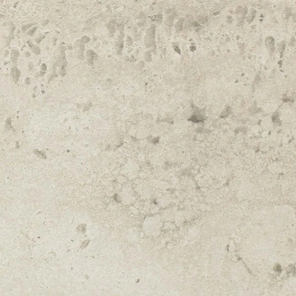 Masa rotunda de exterior din ceramica travertin usoara Made in Italy - Pegaso Viadurini