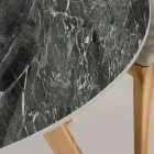 Masa rotunda de exterior din ceramica verde France Made in Italy - Pegaso Viadurini