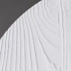 Masă rotundă din placaj furniruit de frasin - Libra Viadurini