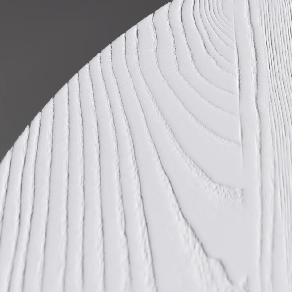 Masă rotundă din placaj furniruit de frasin - Libra Viadurini