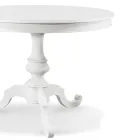 Masa de living rotunda extensibila din lemn Made in Italy - Vittoria Viadurini