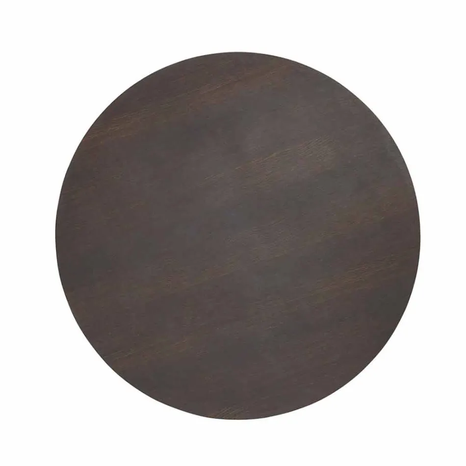 Masă rotundă cu design clasic, vârf Ø140 și HPL - secolul al XIX-lea de Slide Viadurini