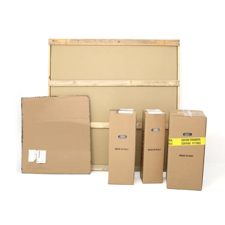 Masa Rotunda Fixa cu Blat Ceramic Made in Italy - Foarfece Viadurini