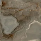 Masa Rotunda Fixa din Ceramica si Otel Made in Italy - Foarfece Viadurini