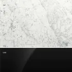 Masa rotunda moderna din marmura de Carrara si Marquinia Made in Italy – Dolari Viadurini