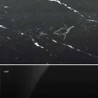 Masa rotunda moderna din marmura de Carrara si Marquinia Made in Italy – Dolari Viadurini