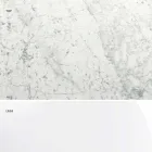 Masa rotunda moderna din marmura de Carrara si Marquinia Made in Italy – Dolari Viadurini