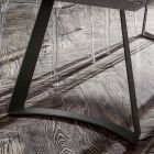 Masa de sufragerie cu blat din stejar decojit Made in Italy - Pinocchio Viadurini