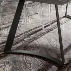 Masa de sufragerie cu blat din stejar decojit Made in Italy - Pinocchio Viadurini