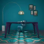 Masă de birou de design modern, produsă în Italia, Pomarolo Viadurini