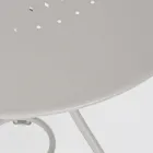 Masa rotunda de gradina in stil Shabby Chich din otel vopsit - Enchantment Viadurini