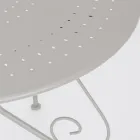 Masa rotunda de gradina in stil Shabby Chich din otel vopsit - Enchantment Viadurini