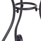 Masa rotunda de gradina in stil Shabby Chich din otel vopsit - Enchantment Viadurini