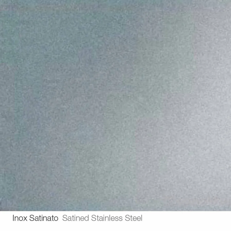 Masă rotundă de design d.120 blat din cristal fabricat în Italia Cristal Viadurini