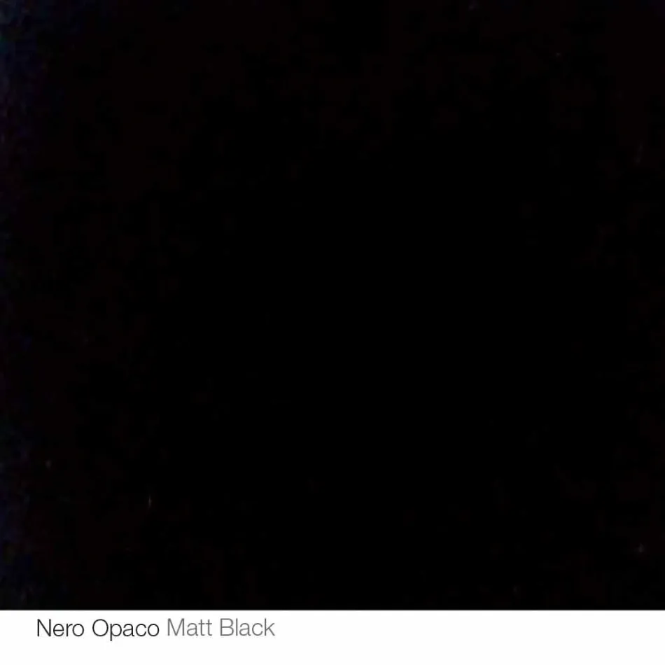 Masă rotundă de design d.120 blat din cristal fabricat în Italia Cristal Viadurini