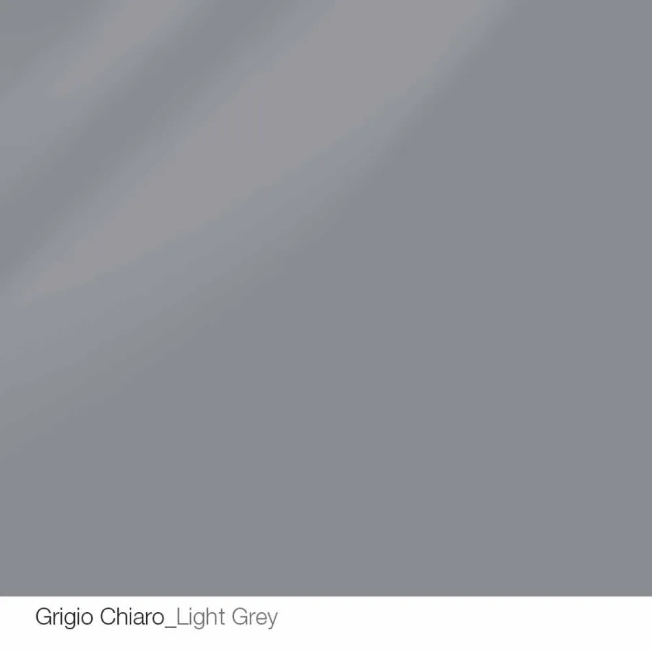 Masă rotundă de design d.120 blat din cristal fabricat în Italia Cristal Viadurini