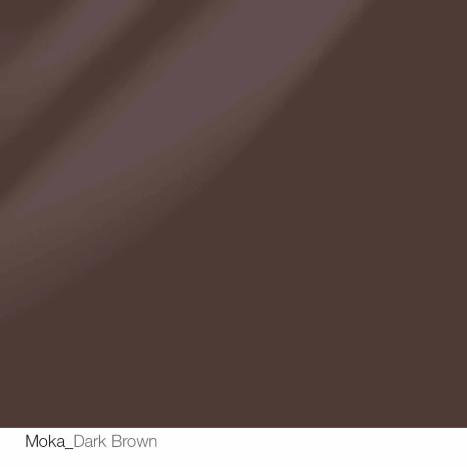 Masă rotundă de design d.160 blat din cristal fabricat în Italia Cristal Viadurini