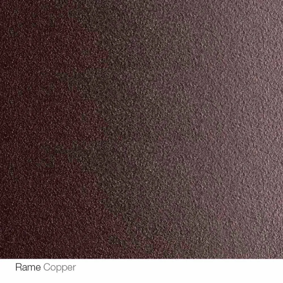 Masă rotundă de design d.160 blat din cristal fabricat în Italia Cristal Viadurini