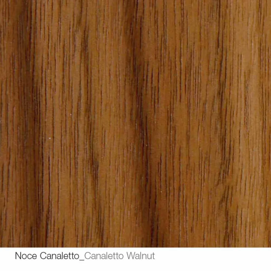 Masă rotundă de design d.160 blat din cristal fabricat în Italia Cristal Viadurini