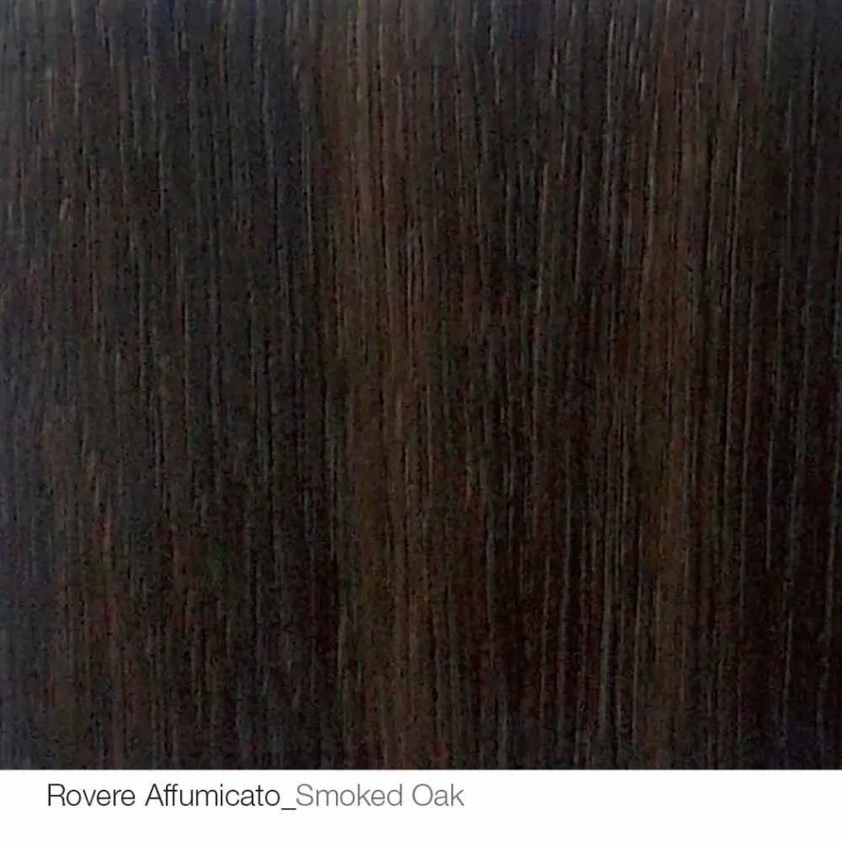 Masă rotundă de design d.160 blat din cristal fabricat în Italia Cristal Viadurini