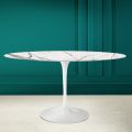 Masa ovala Tulip Eero Saarinen H 73 din ceramica Invisible Select Made in Italy - Stacojiu