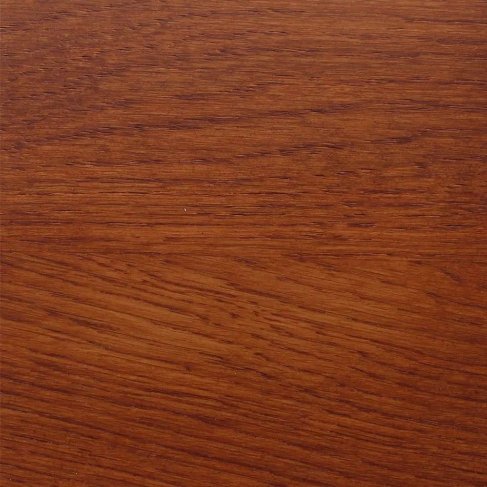 Masă Tulip Eero Saarinen H 73 Oval din stejar vopsit în cireș Made in Italy - Scarlet Viadurini