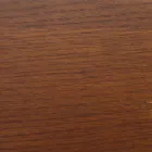 Masă Eero Saarinen Tulip H 73 ovală din stejar colorat cu nuc închis Made in Italy - Scarlet Viadurini