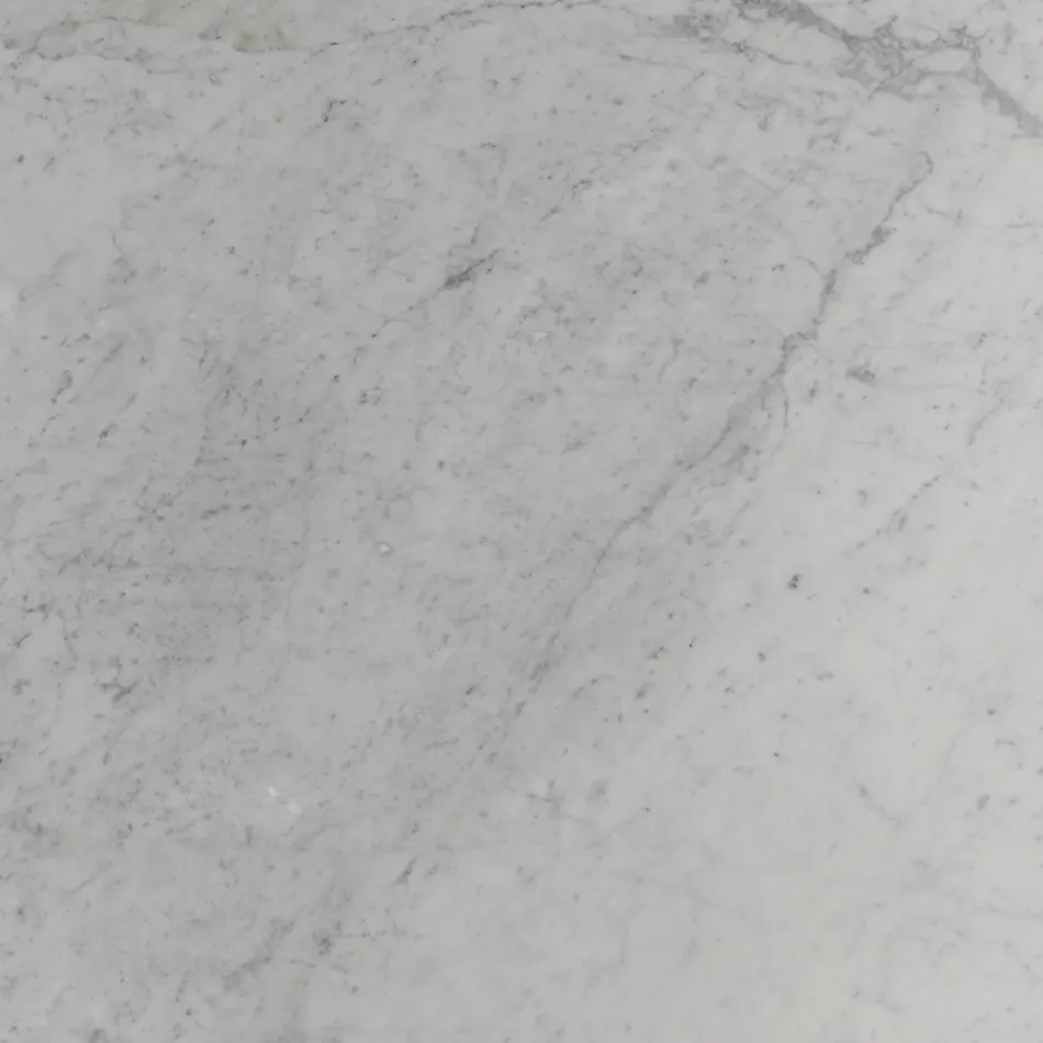 Masă Tulip Saarinen H 73 cu blat oval din marmură Carrara Made in Italy - Scarlet Viadurini