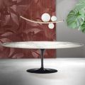Masa Saarinen Tulip H 74 cm in Matt Florim Statuario Ceramica - Scarlet