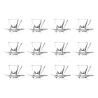Pahare de cafea ecologice din cristal transparent sau colorat 12 bucăți - Amalgam Viadurini