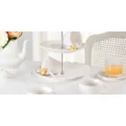 Cești de ceai în porțelan alb decorate 6 bucăți Shabby Design - Rafiki Viadurini