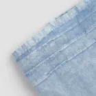 Design de lux italian, albastru deschis, prosop de baie din in grele - Jojoba Viadurini